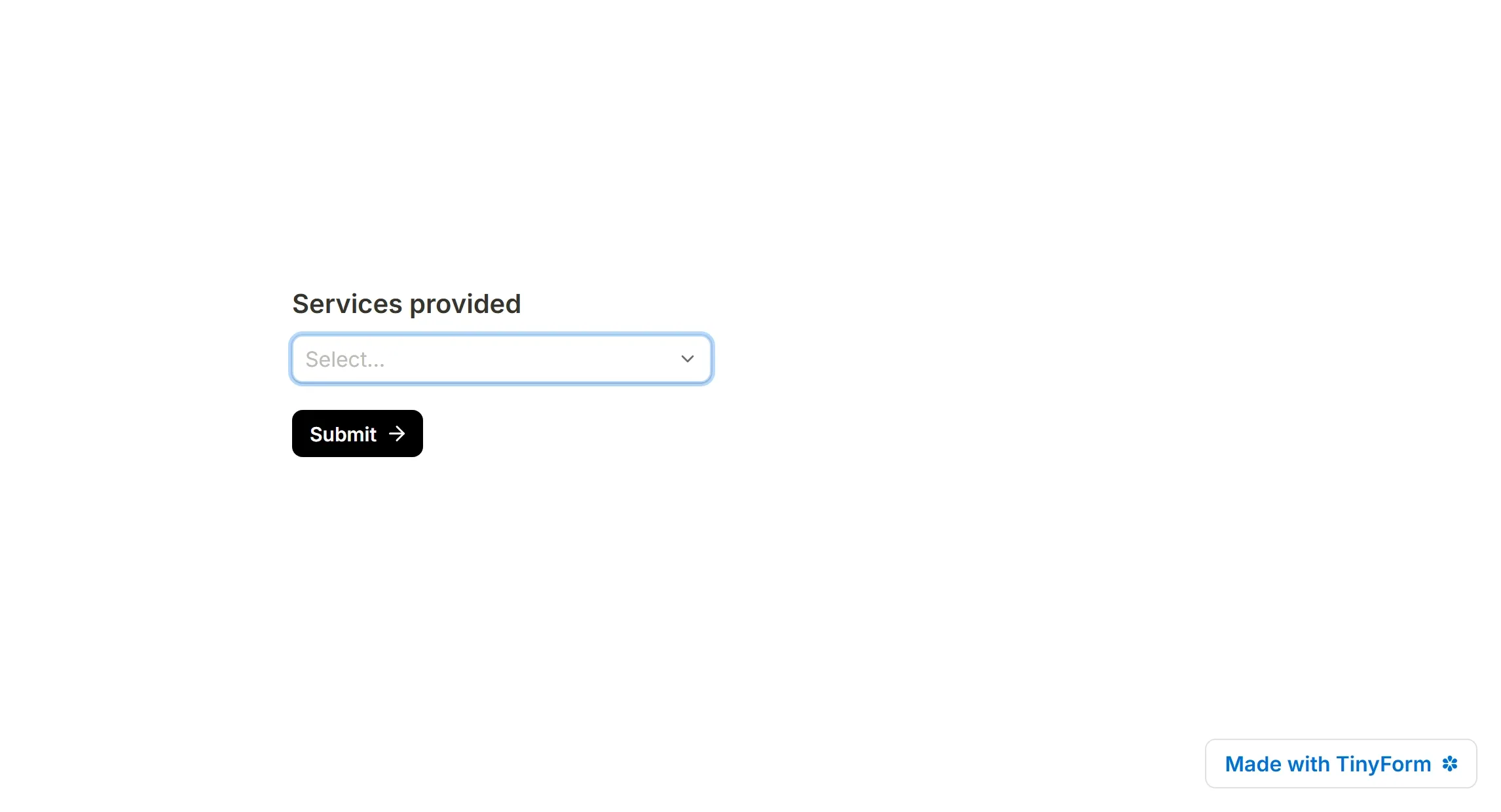 A published multi-select question with several answers picked, each one a tag in the box